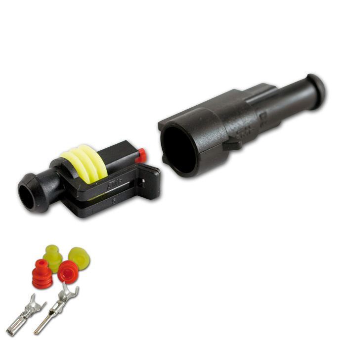 AMP Superseal Gehäuse Set 1-polig 0,75-1,50mm²