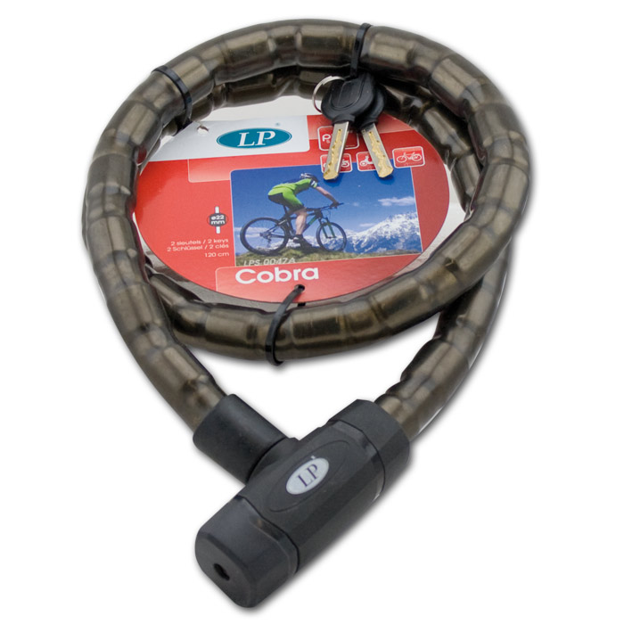 Kabelschloß Länge 120 cm Ø=22 mm