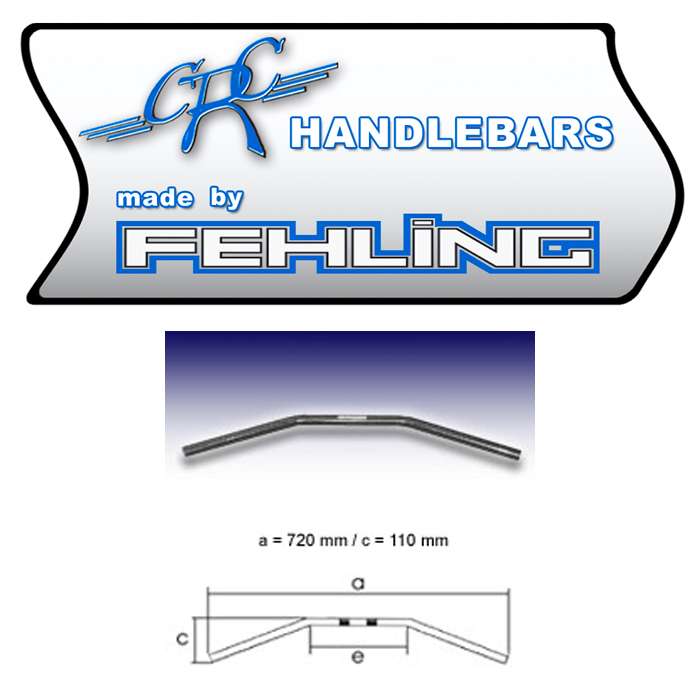 1-Zoll Lenker Drag Bar (LDHD 4) schwarz