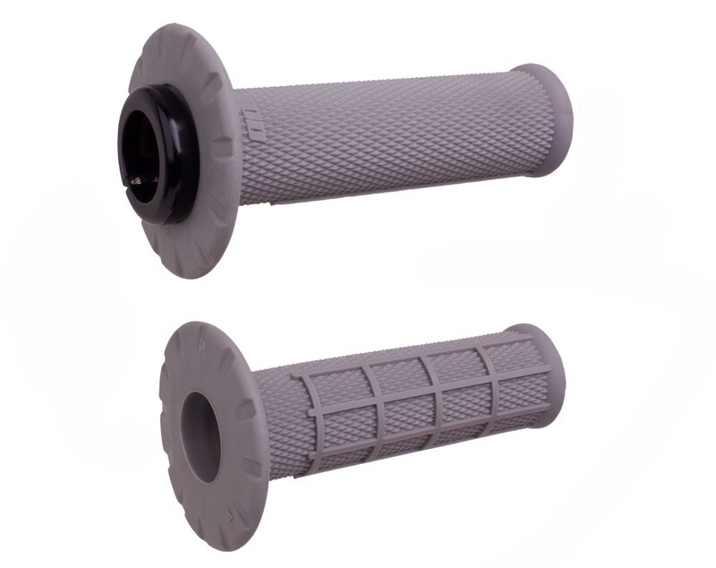 ODI Universal Half-Waffle Lock-On Griffe - Grau/Silber