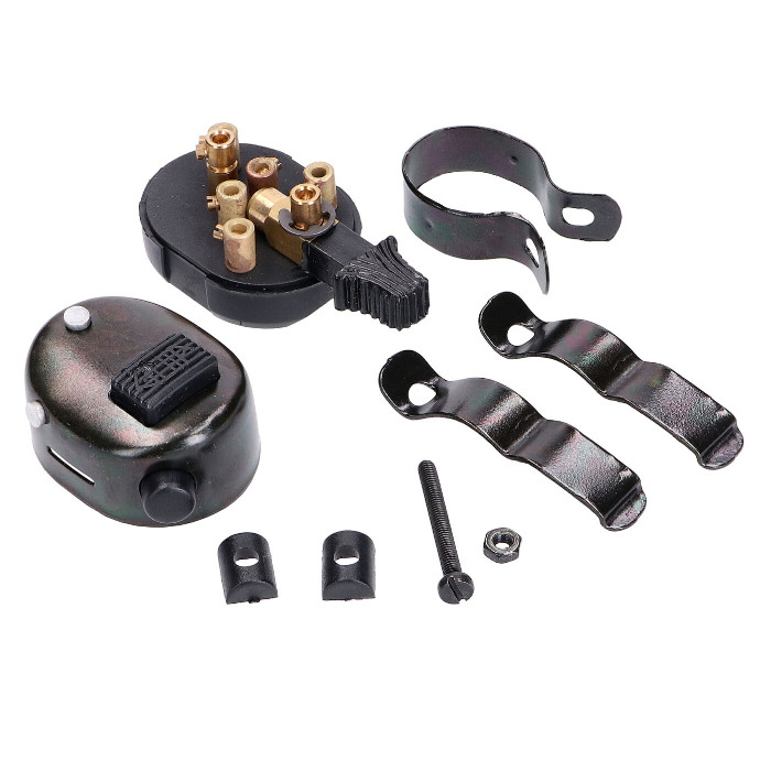 Licht-Blinker-Umschalter Lenkermontage schwarz