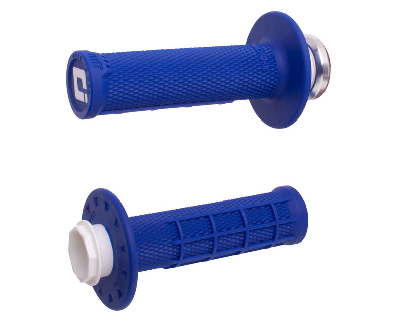 ODI Micro-X Half-Waffle Lock-On Griffe - Blau/Schwarz