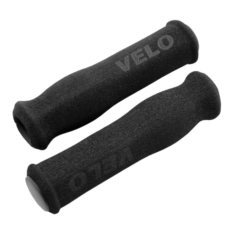 Velo Bicycle Grips  Foam Hexagonal Black