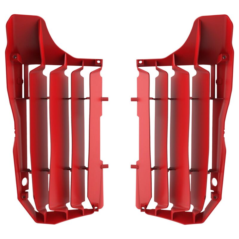 POLISPORT Radiator Louvers Red passend für Honda CRF250R/CRF250RX